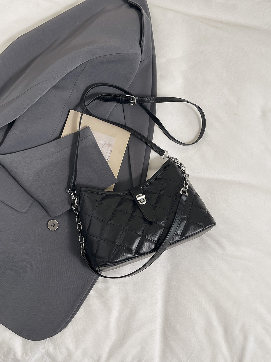 Gepatchte Handtasche