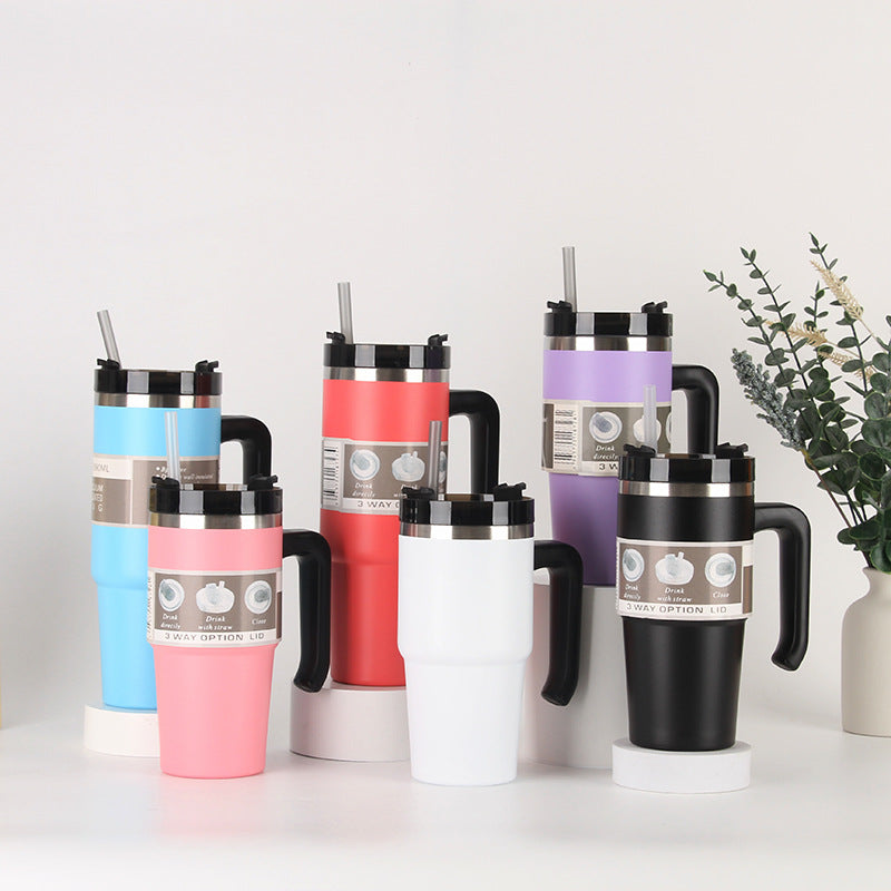Unisex Thermobecher mit 3-in-1-Trinkoptionen Brehn