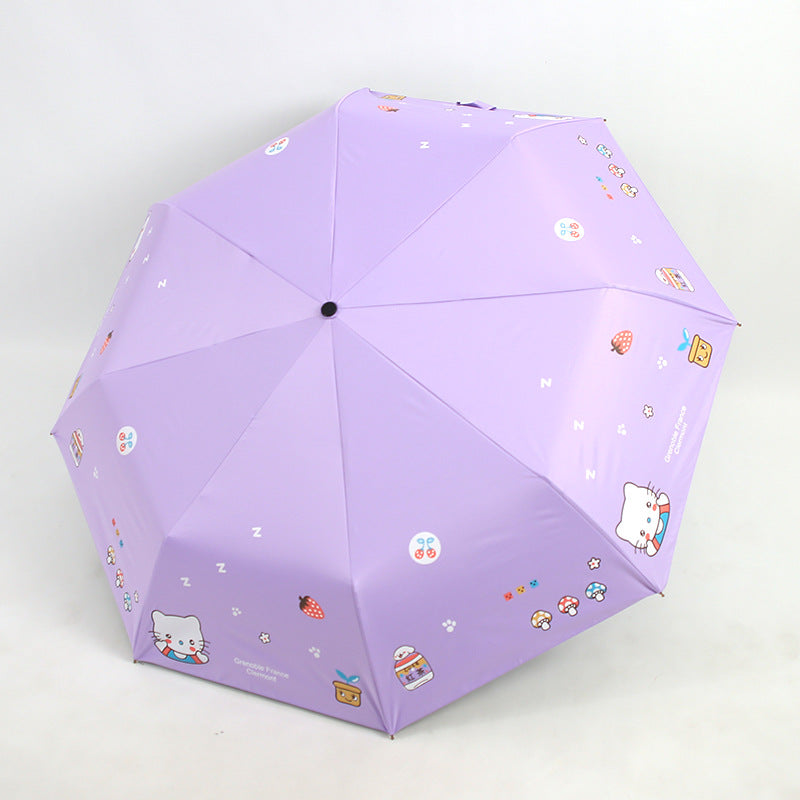 Damen Bunter Regenschirm Brehn