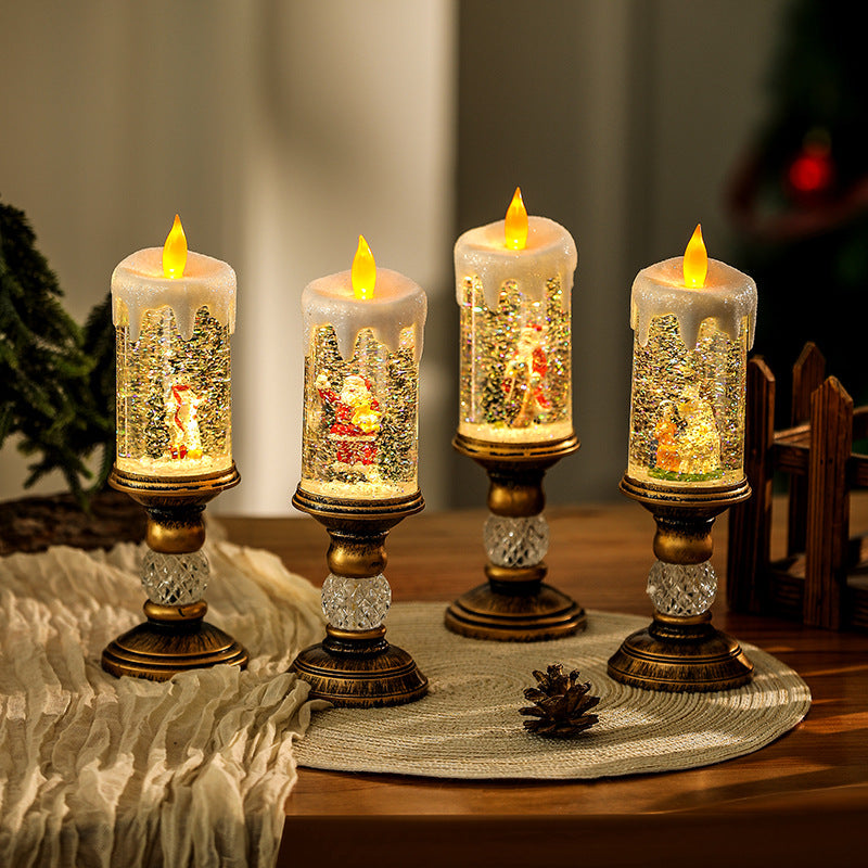 Weihnachtsdekoration Laterne mit Schneekugel Brehn