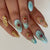 Künstlerisches Floral Verziertes Press-On Nagelset Brehn