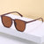 Damen modische Sonnenbrille im klaren Design Brehn
