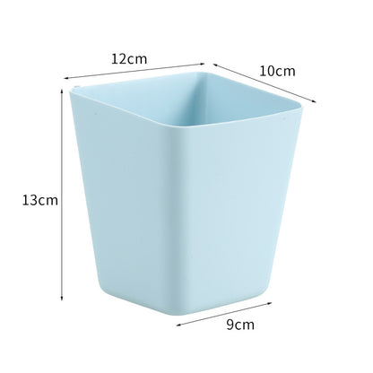Multifunktionaler schmaler Organizer-Becher aus Kunststoff für Schreibtisch und Bad