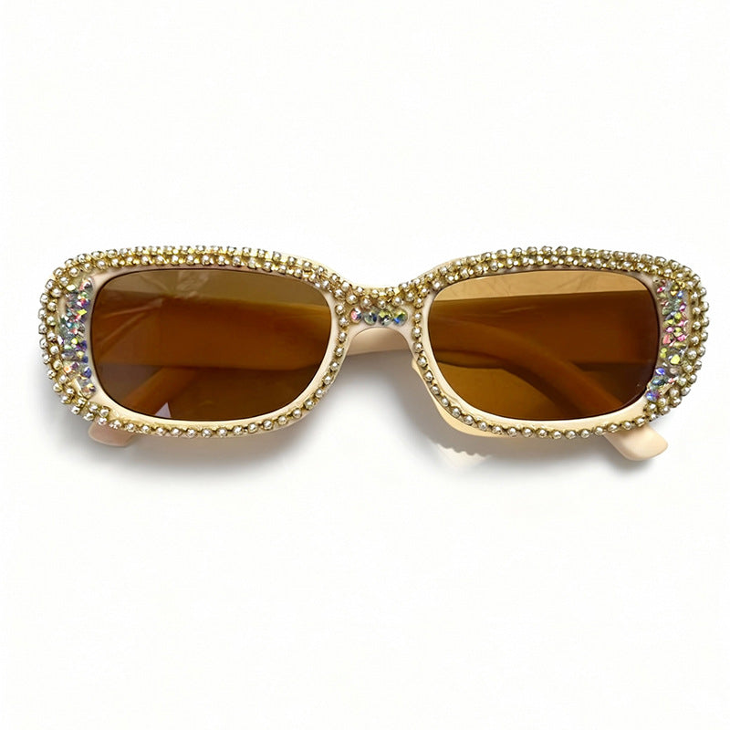 Rhinestone-besetzte modische Sonnenbrille Brehn