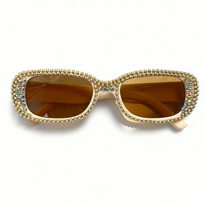 Rhinestone-besetzte modische Sonnenbrille Brehn