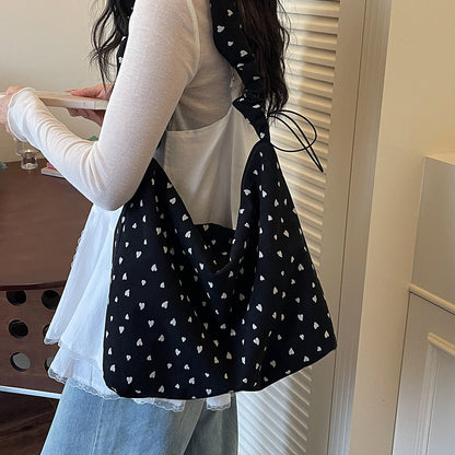 Herzprint Gemütliche Hobo Tasche