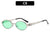 Avant-Garde Ovalrahmen Sonnenbrille
