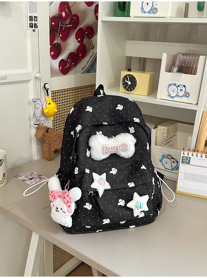 Niedlicher Plüsch Verzierte Rucksack Brehn