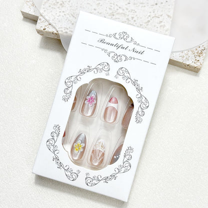 Künstlerisches Press-On Nagelspitzen-Set Brehn