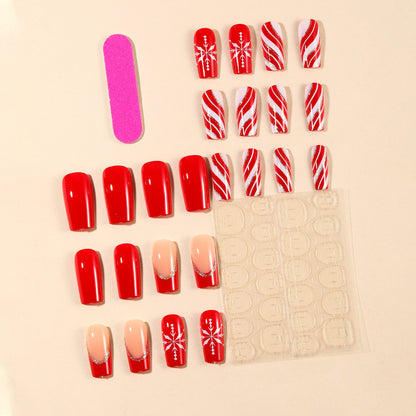 Festliches Winter-Thema Nagelkunstdesign Brehn