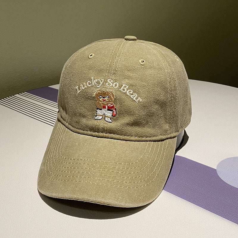 Unisex Casual Bestickte Bärenmütze Brehn