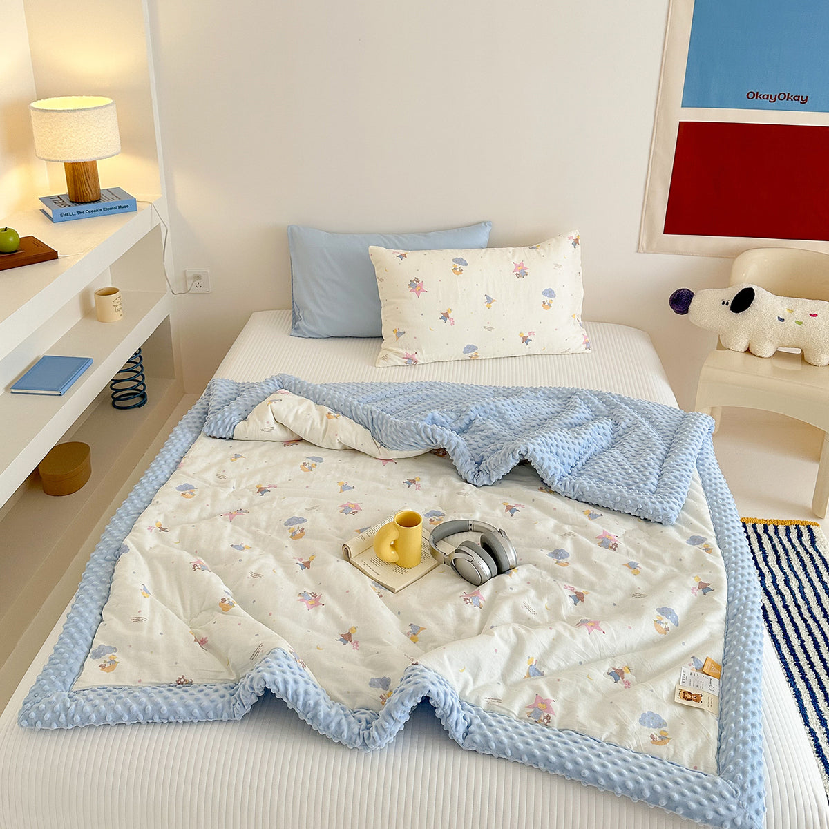 Plüsch Wendeminkydecke