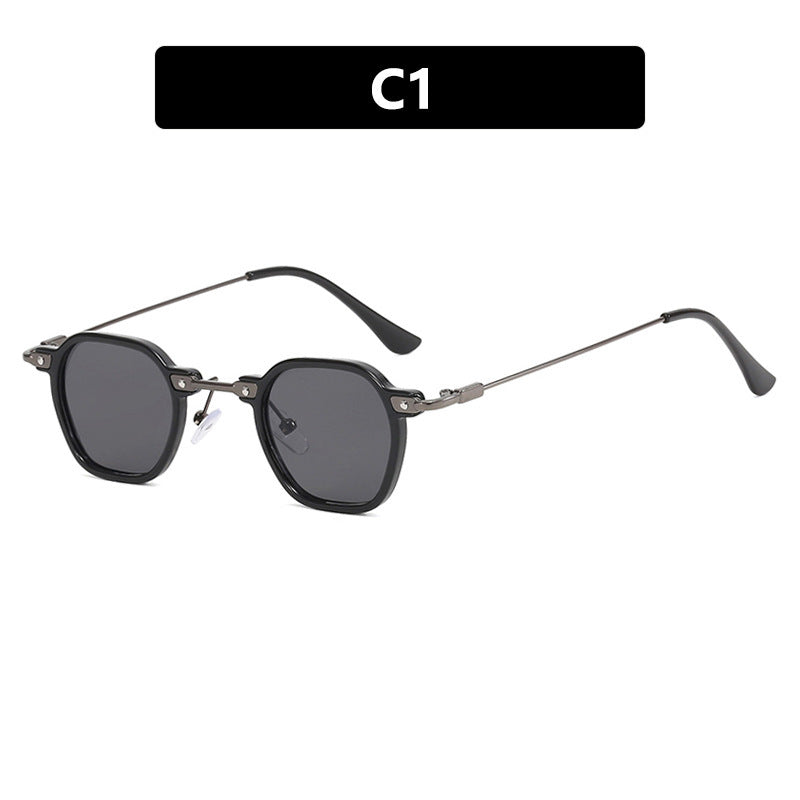 Damen modische Sonnenbrille im eleganten Design mit sechseckigem Rahmen Brehn