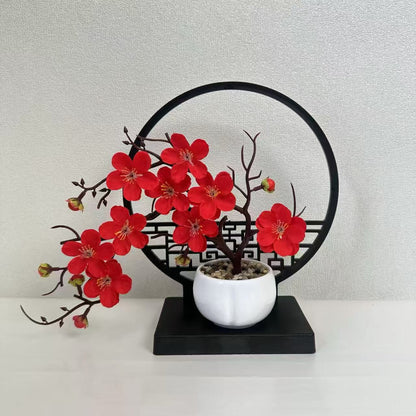 Elegante dekorative Blumenbaumarrangement für die Wohnkultur