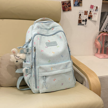Stylischer Schulrucksack mit lustigen gemusterten Akzenten Brehn