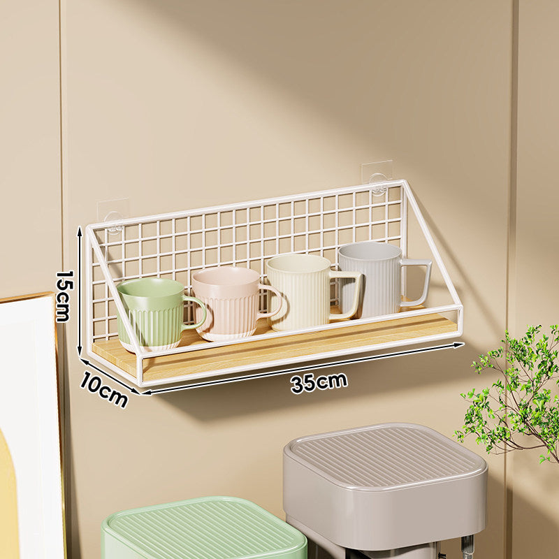 Wandmontierter Küchen-Organizer-Regal