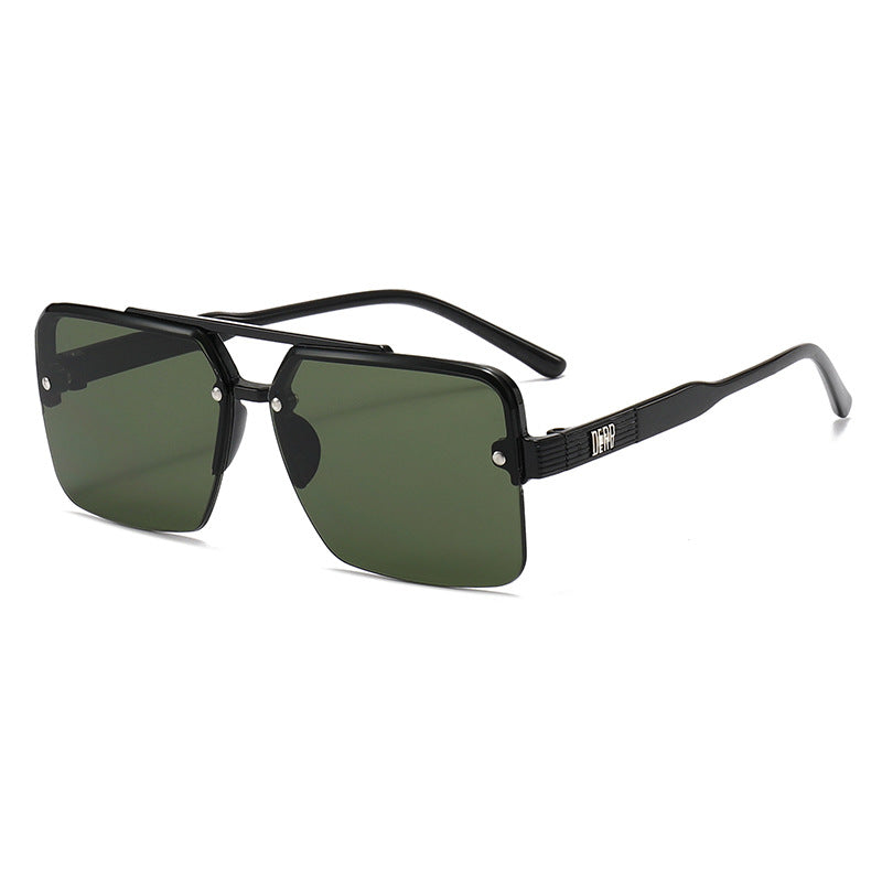 Damen modische quadratische Sonnenbrille mit Farbverlauf Brehn