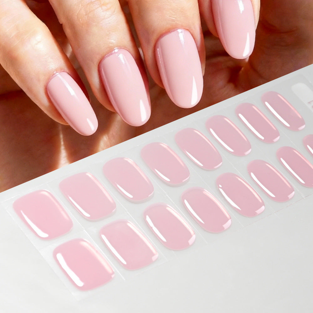 Hochglänzende Gel-Nagel-Wraps