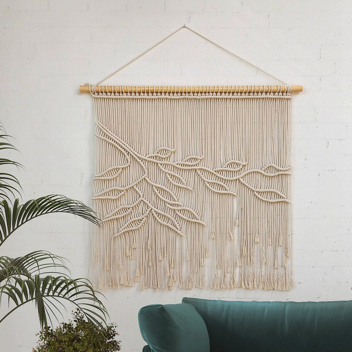 Woven Macrame Wandkunst Dekor Brehn