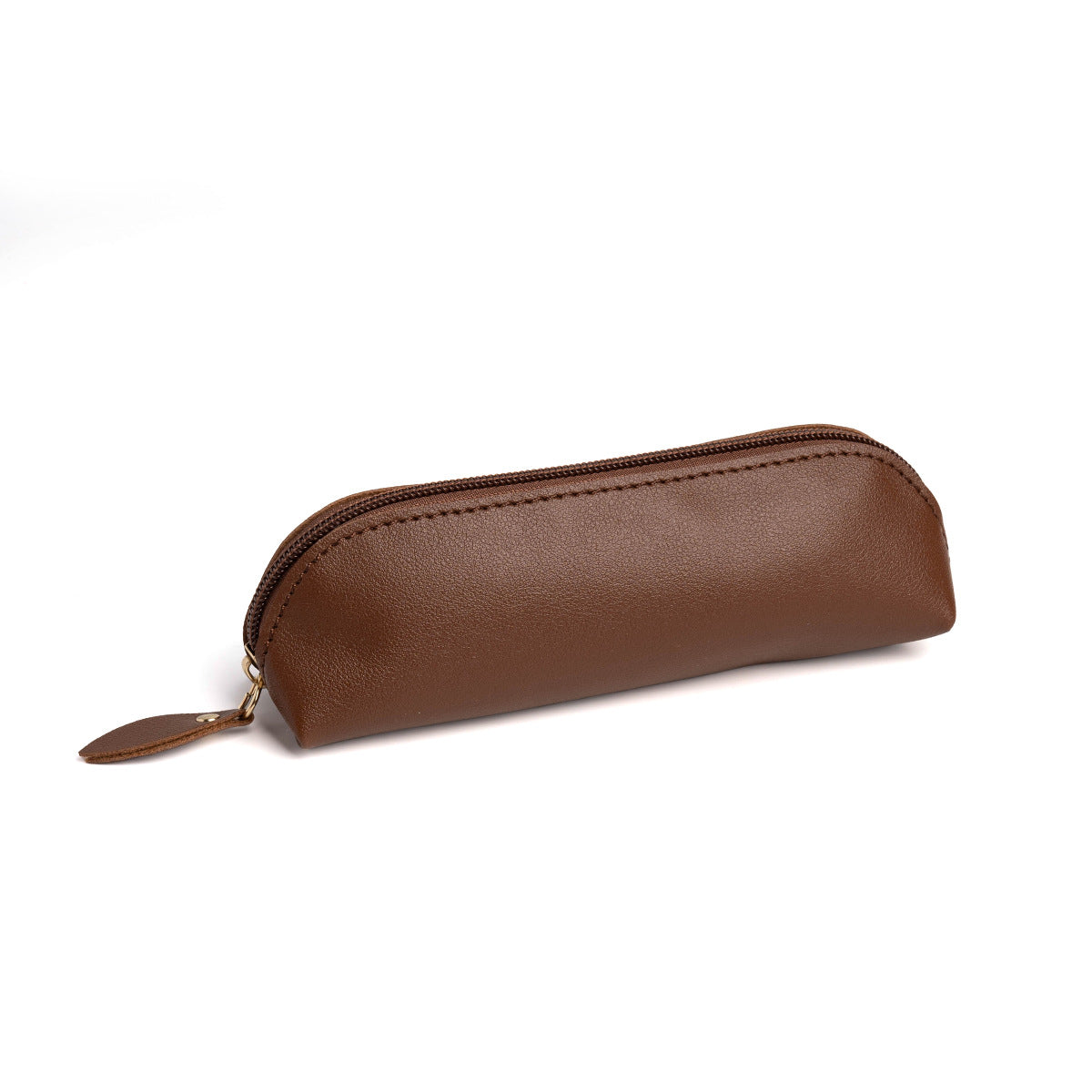 Premium Leder Reißverschluss Bleistift Etui Brehn