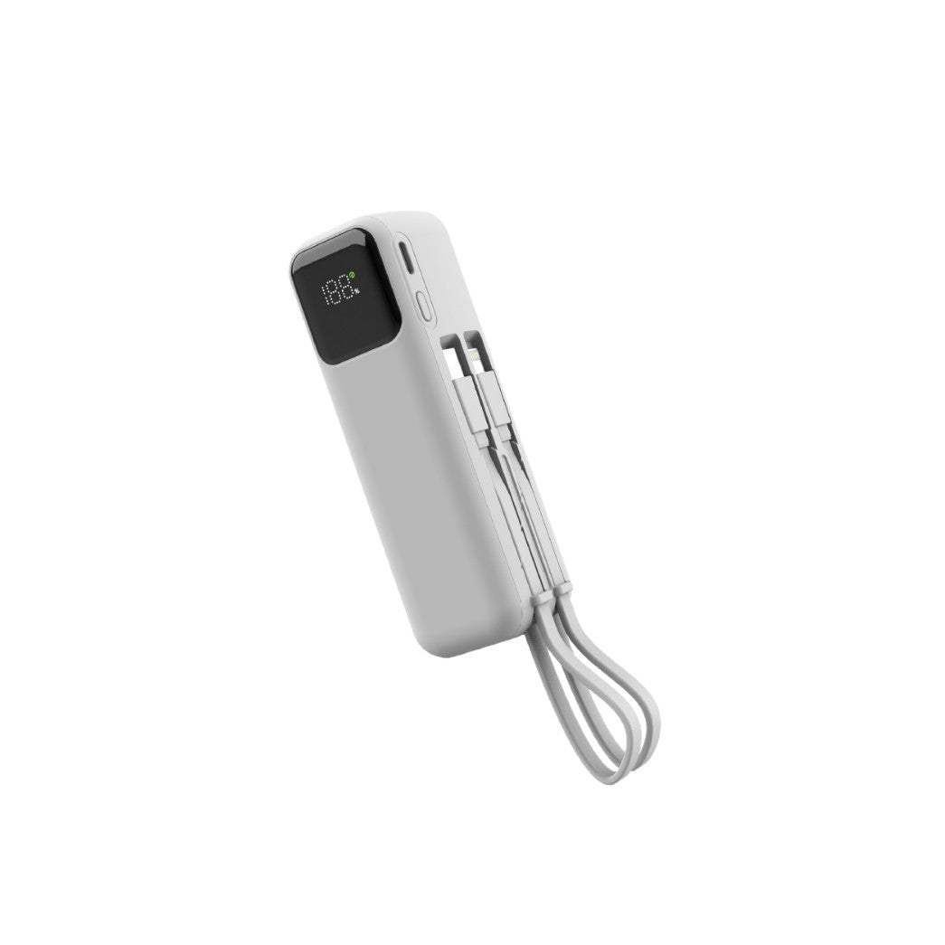 Tragbare Powerbank mit Integrierter Kabelloser Ladefunktion und Lcd-Anzeige Brehn