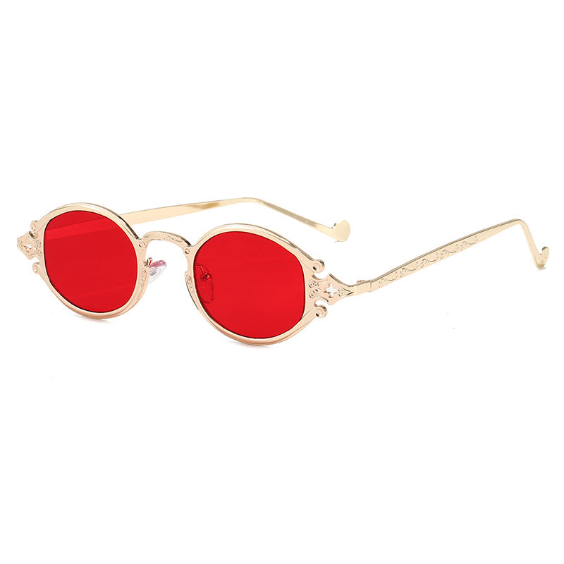 Modische Sonnenbrille mit Eleganter Geschwungener Fassung Brehn
