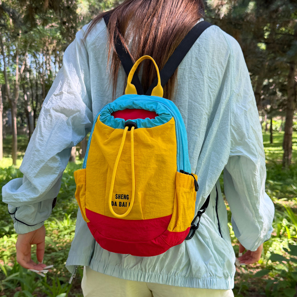 Leichter Multifunktionaler Kordelzug-Rucksack Brehn