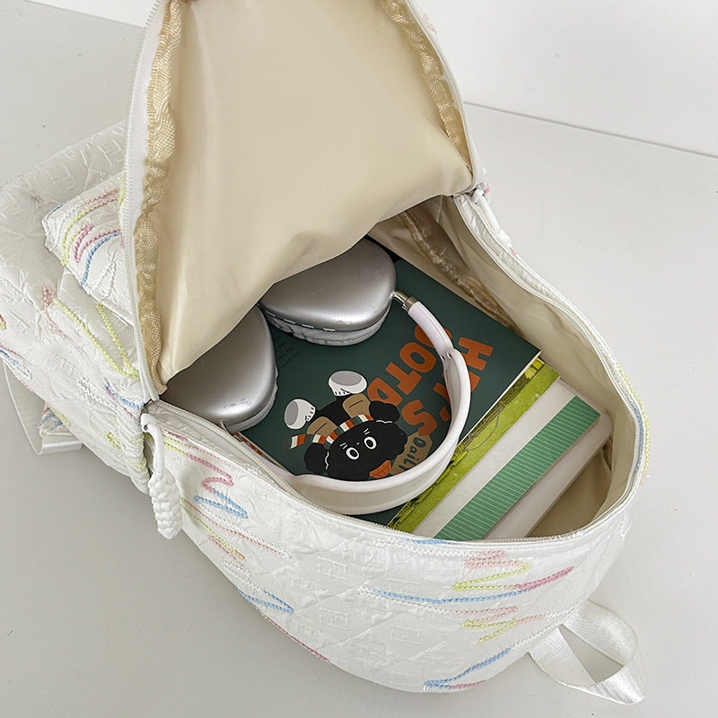 Rucksack mit Buntem Geometrischem Design Brehn