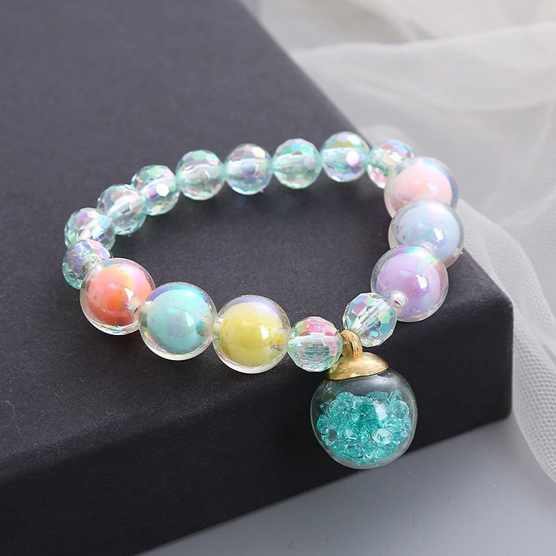 Armband Aus Bunten Glasperlen Brehn