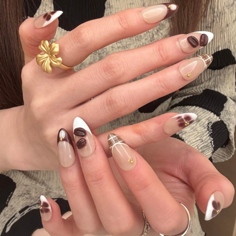 Tierisch inspiriertes Press-On-Nagelkunst-Set Brehn