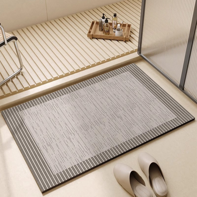 Geometrisches Design Badteppich Brehn
