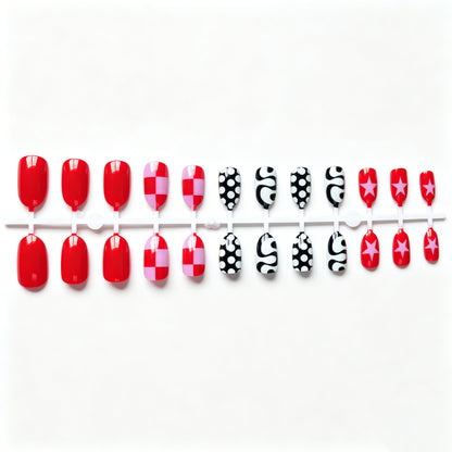 Künstlerisches Grafik-Nagelkunst-Set
