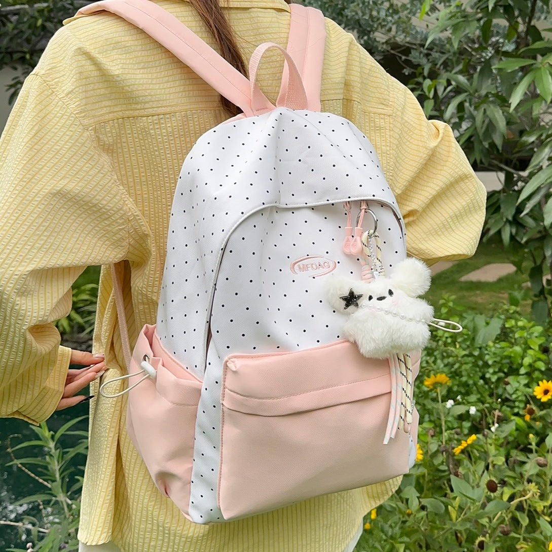 Stylischer gepunkteter Rucksack Brehn