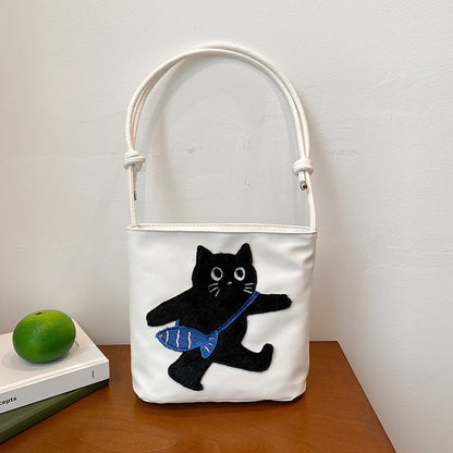 WoCute Teddy Bear Patch Handtasche Brehn