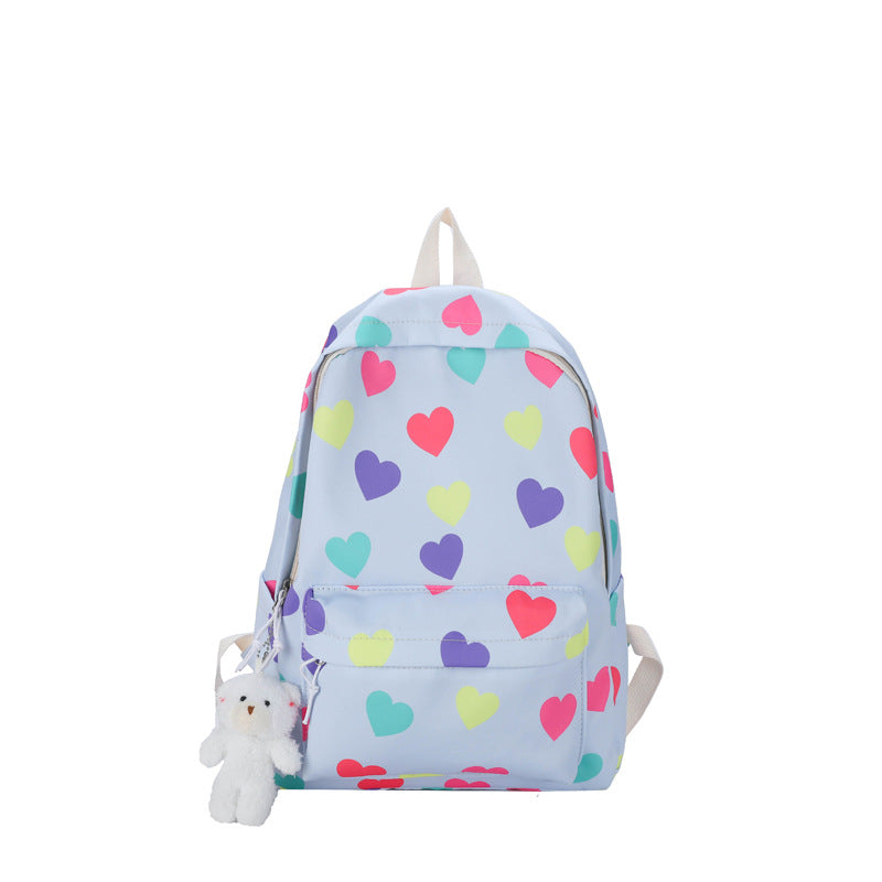 Herzgemusterter Freizeitrucksack Brehn