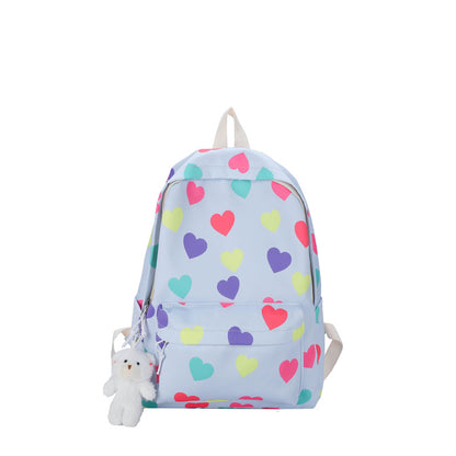 Herzgemusterter Freizeitrucksack Brehn