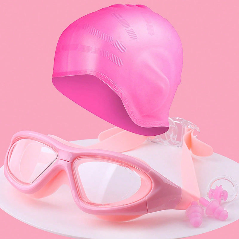Schwimmset mit Komfort-Schwimmbrille und Kappe Brehn