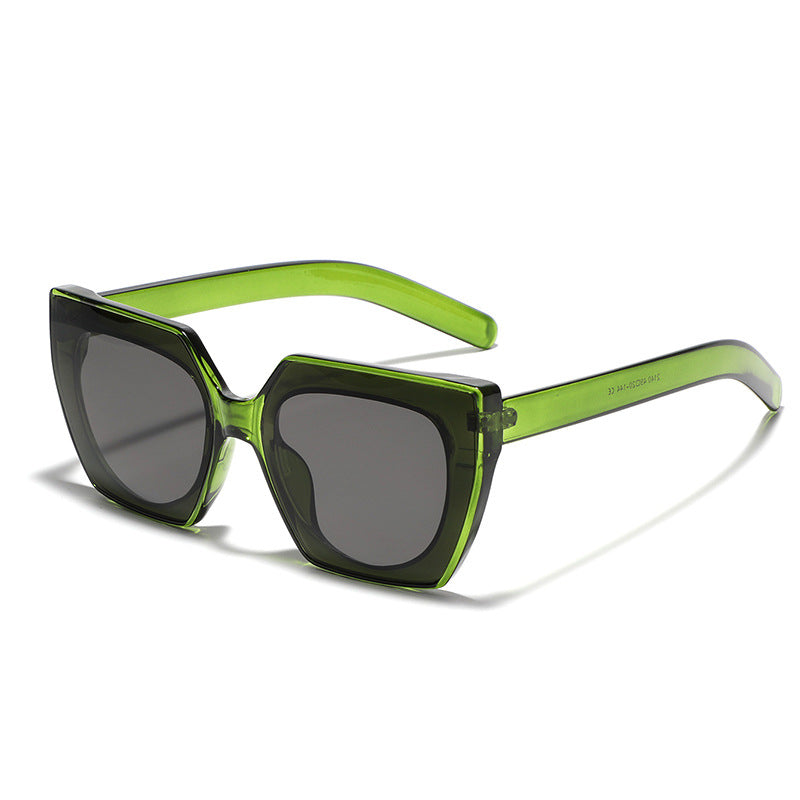 Damen großzügige quadratische Sonnenbrille mit stilvollem Design Brehn