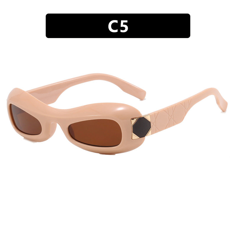 Damen Retro-inspirierte Sonnenbrille mit stylischem Rahmen und UV-Schutz Brehn