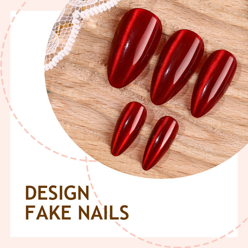 Kunstnagelset mit glamourösem Design und flexibler Form Brehn