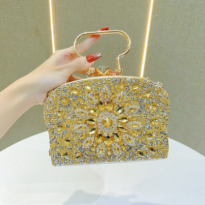 Elegante Perlen Abendtasche