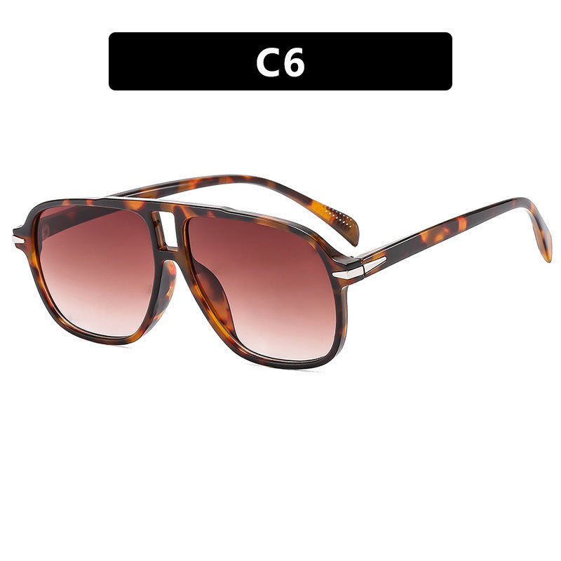 Damen modische, quadratische Sonnenbrille mit stylischem Rahmen Brehn