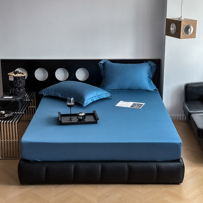 Luxuriöses Spannbettlaken-Set aus Satin-Mikrofaser