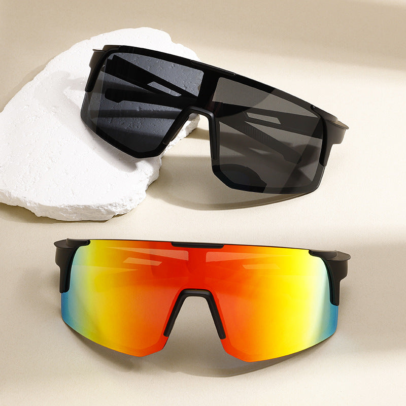 Unisex nan sportliche Wraparound Sonnenbrille mit polarisierten Gläsern, hohem UV-Schutz und rutschfestem Nasenpad Brehn
