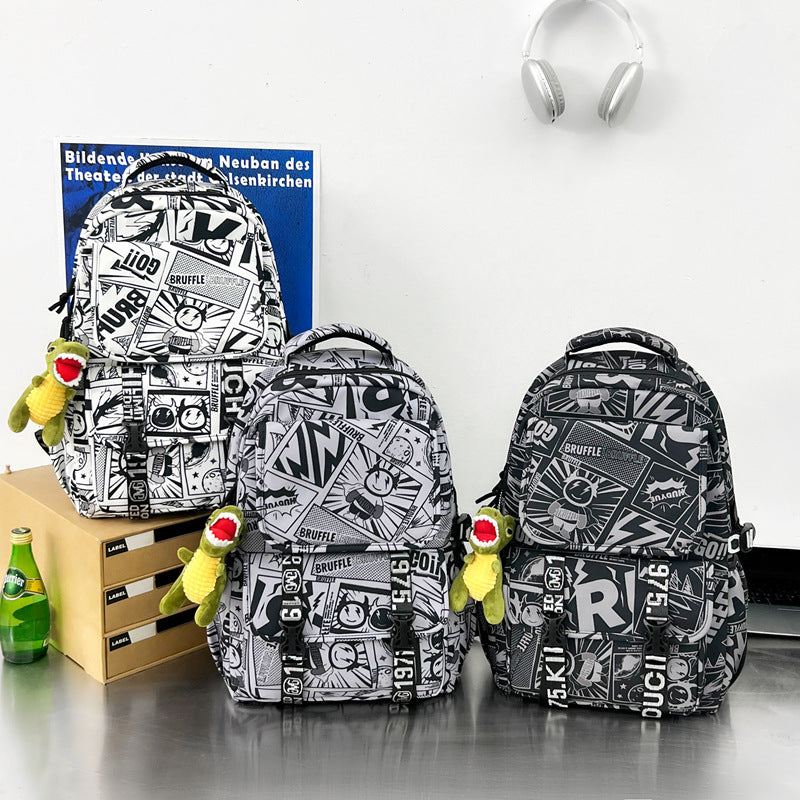 Urban Graphic Print Rucksack Brehn