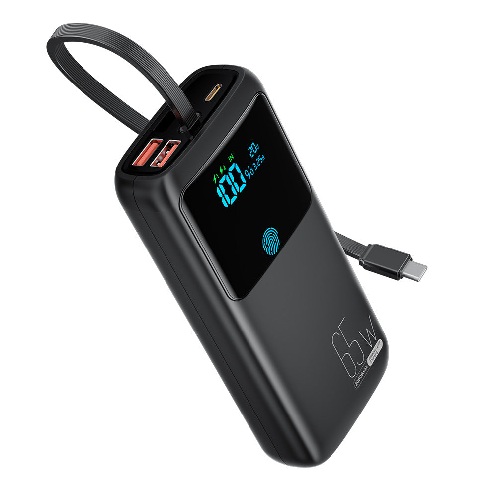 Powerbank mit Integriertem Led-Display und Schnellladefunktion Brehn
