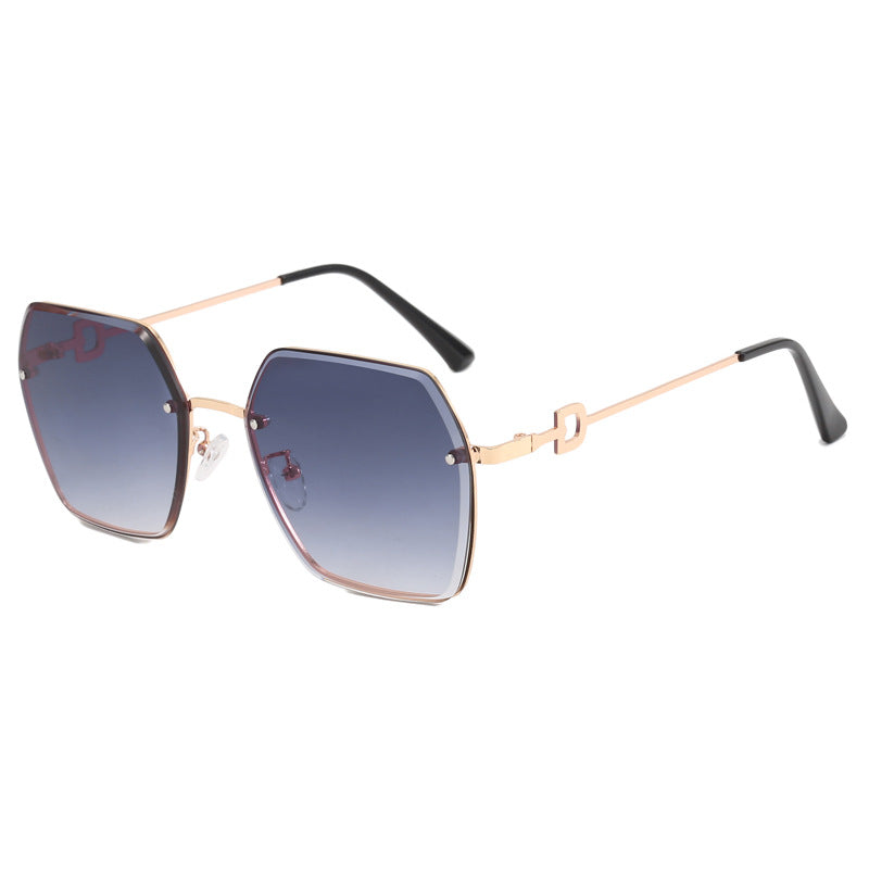 Damen extravagante und moderne Sonnenbrille im ausgefallenen Design Brehn