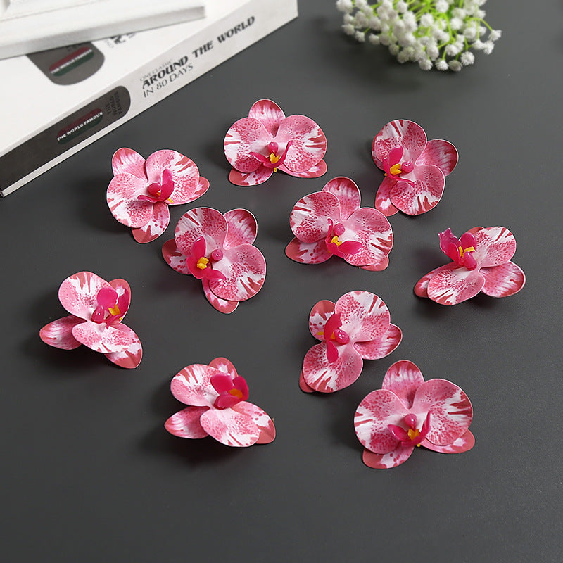Künstliche Orchideenblütenakzente für die Wohnkultur