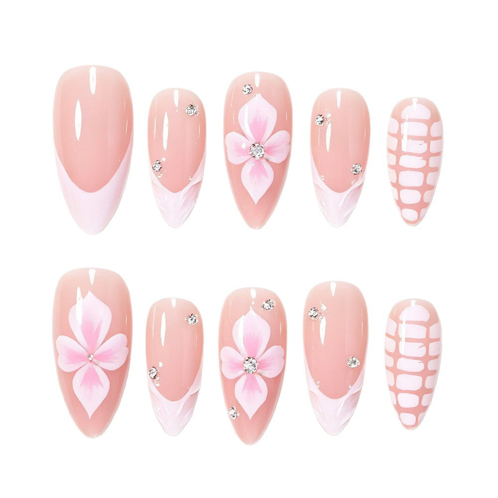 Elegante dekorative Acryl-Nagelkunst Tipps Brehn