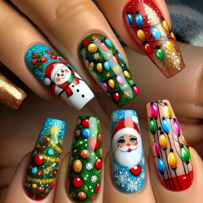 Feiertags-Themen 3D Nagelkunst Extensions Brehn